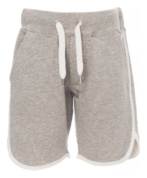 COMBAT KIDS MELANGE - GRIS CHINÉ/BLANC - Devant