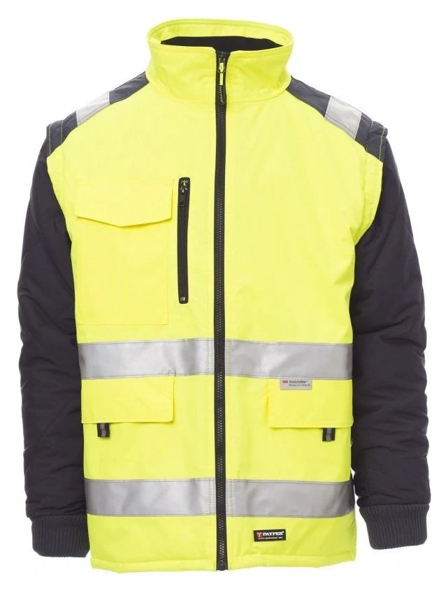 HIWAY - JAUNE FLUO/BLEU MARINE - Devant