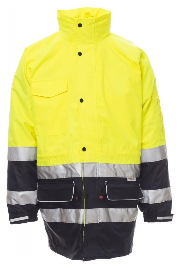 SECURITY - JAUNE FLUO/BLEU MARINE - Devant