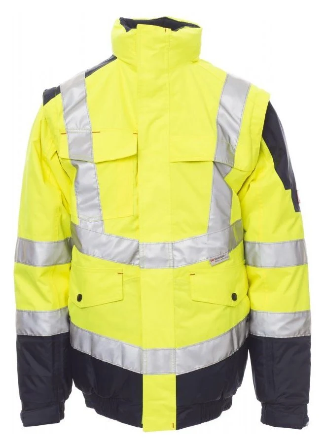 INTERSTATE - JAUNE FLUO/BLEU MARINE - Devant