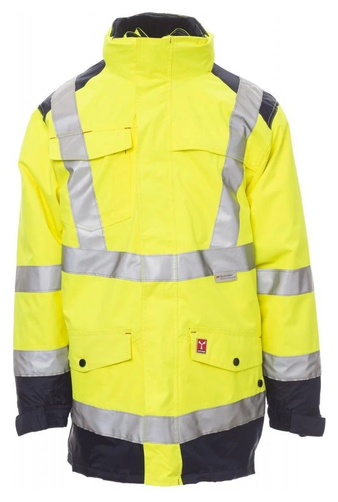 HISAFE - JAUNE FLUO/BLEU MARINE - Devant