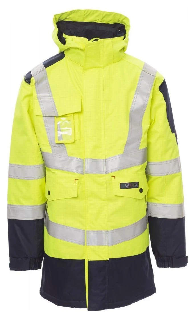 SHIELD - JAUNE FLUO/BLEU MARINE - Devant