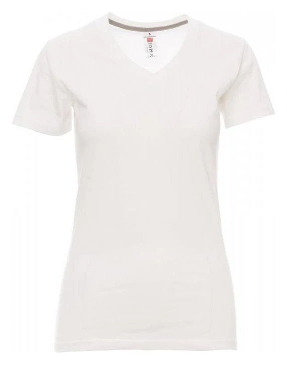 V-NECK LADY - BLANC - Devant