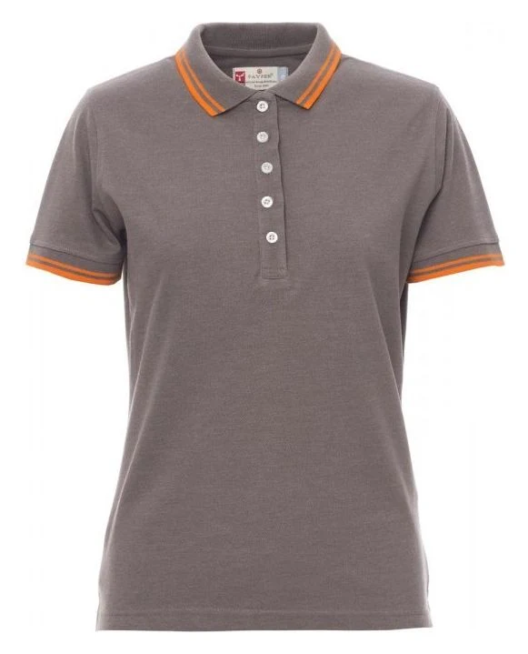 SKIPPER LADY MELANGE - GRIS CENDRÉ CHINÉ/ORANGE - Devant