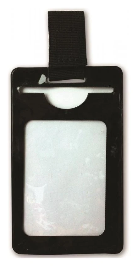 BADGE HOLDER - NOIR - Devant