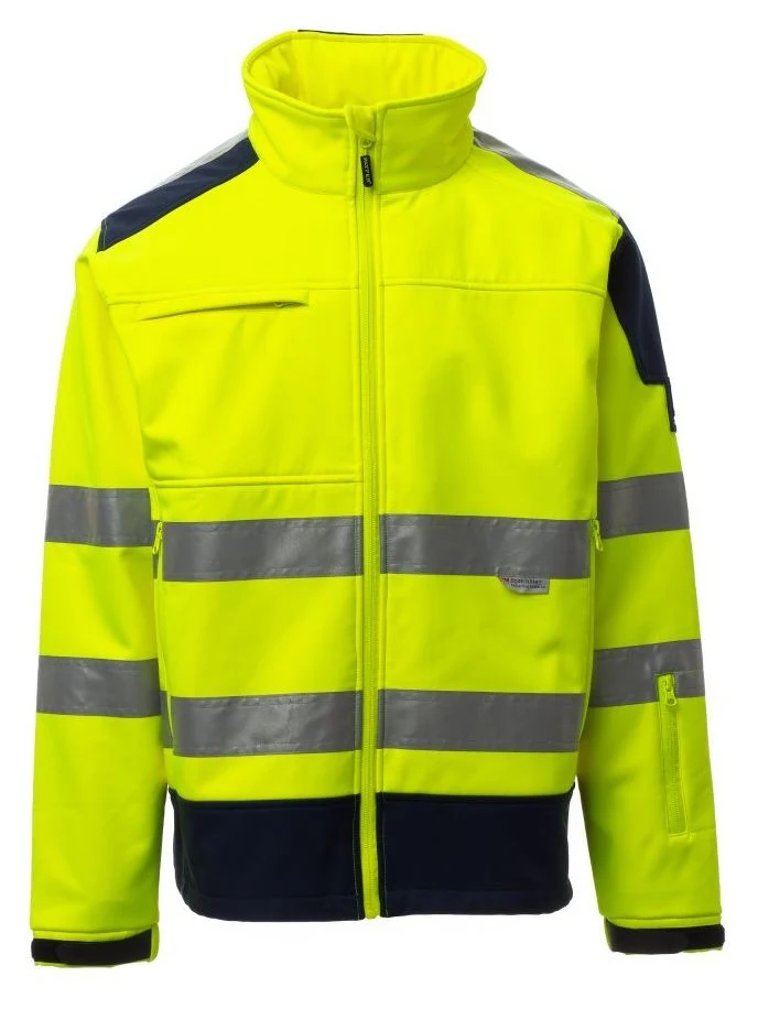SCREEN - JAUNE FLUO/BLEU MARINE - Devant