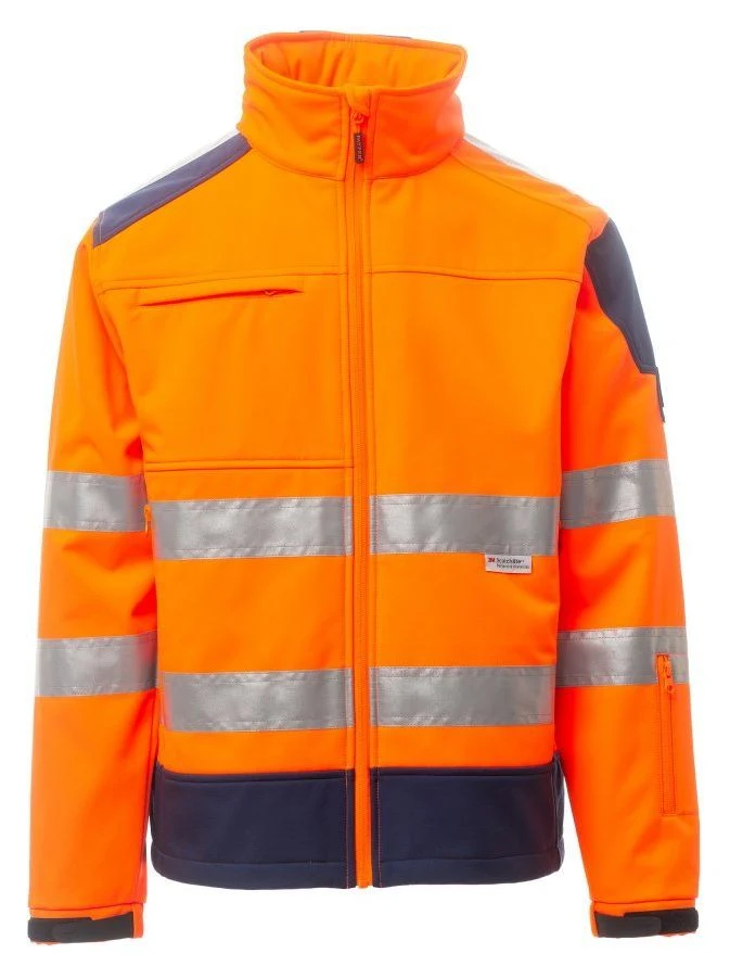 ORANGE FLUO/BLEU MARINE