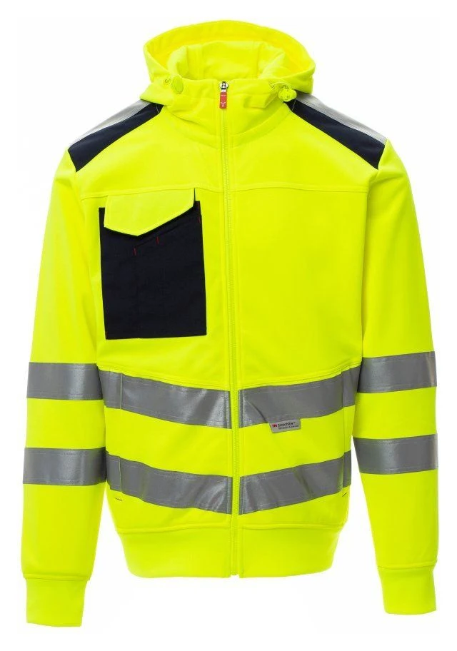 LEADER - JAUNE FLUO/BLEU MARINE - Devant