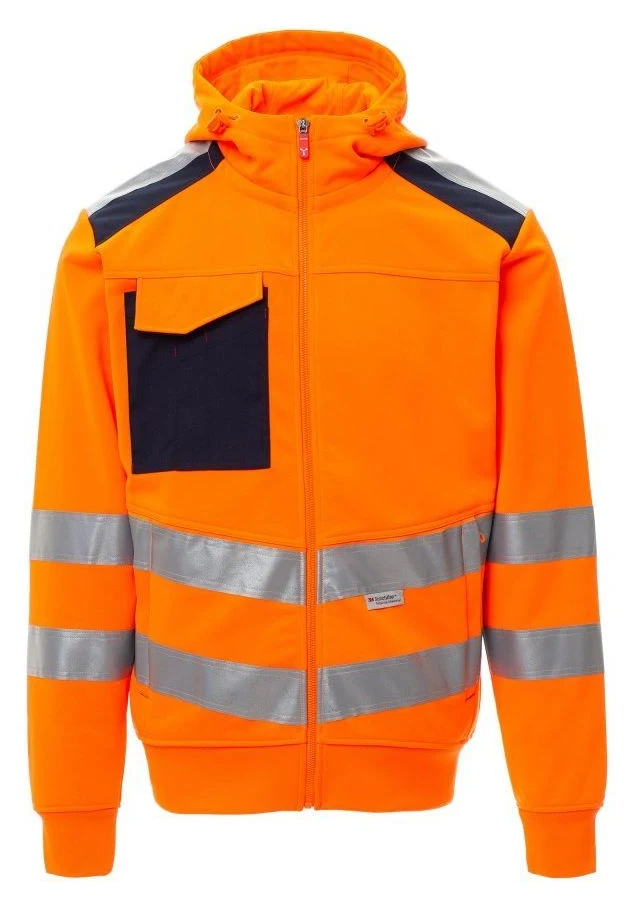 ORANGE FLUO/BLEU MARINE