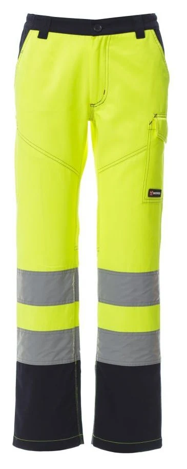 CHARTER LADY - JAUNE FLUO/BLEU MARINE - Devant