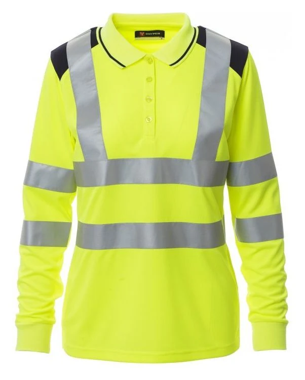 GUARD+WINTER LADY - JAUNE FLUO/BLEU MARINE - Devant