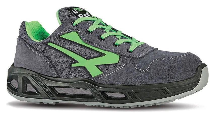 POINT CARPET s ESD - Grey / Verde Fluo - Devant