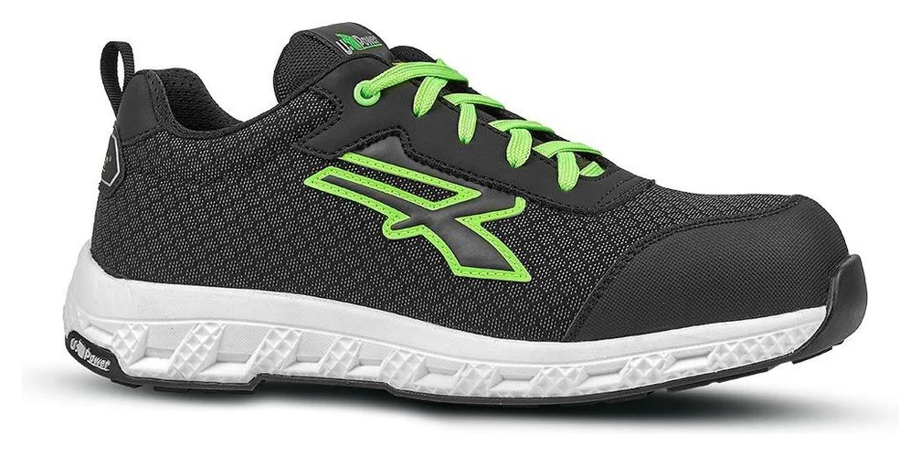 MITCH ESD - Black / Verde Fluo - Devant