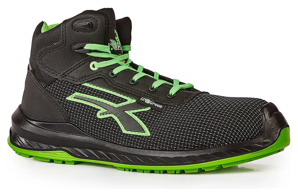 LAKE UK s ESD - Black / Verde Fluo - Devant