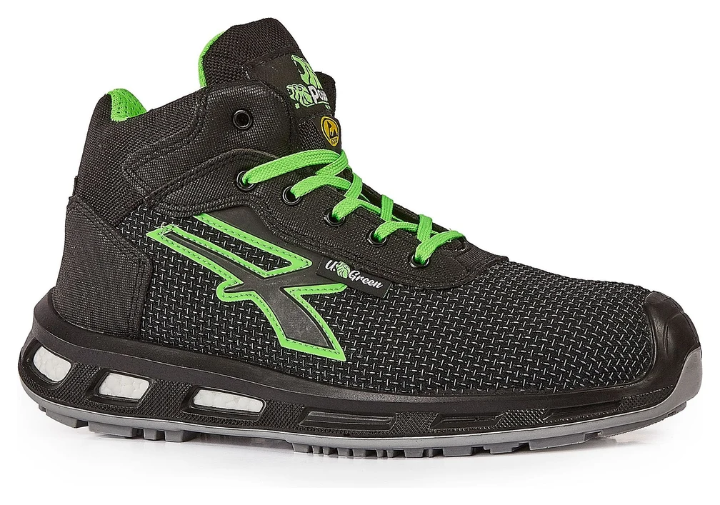 VENTURA s ESD - Black / Verde Fluo - Devant