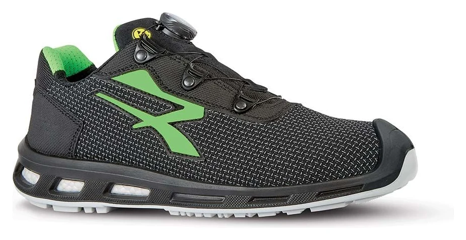 MONSTER s ESD - Black / Verde Fluo - Devant