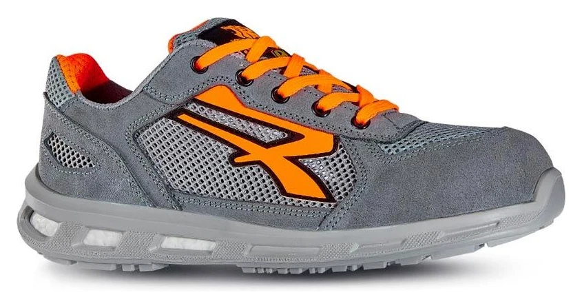 ULTRA s ESD - Grey / Orange Fluo - Devant