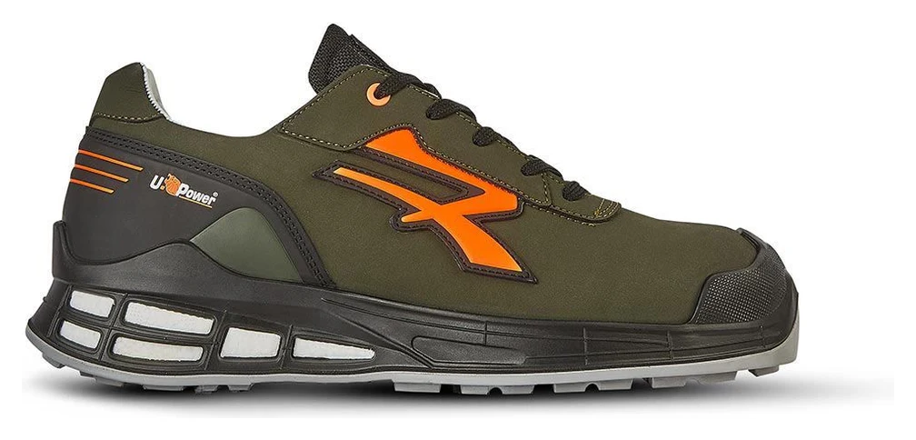XENO s ESD - Military Green / Orange Fluo - Devant