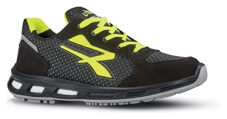 ASHER o ESD - Black / Yellow Fluo - Devant