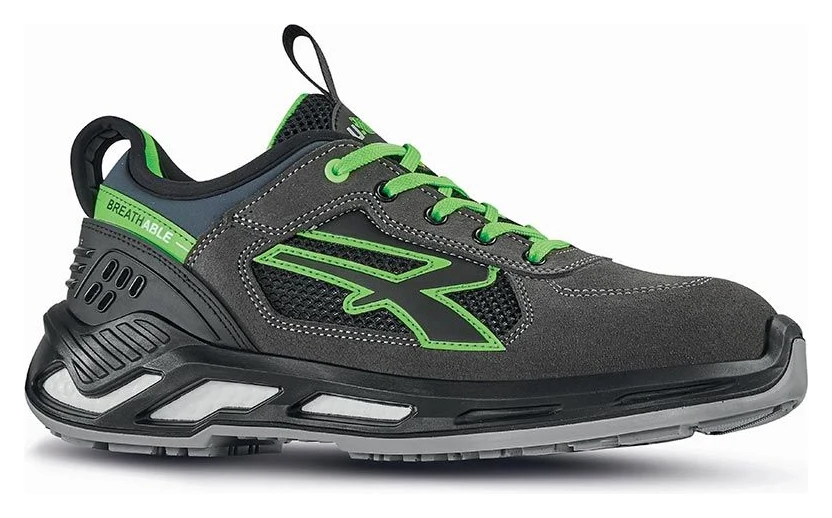 NEGAN s ESD - Grey / Verde Fluo - Devant