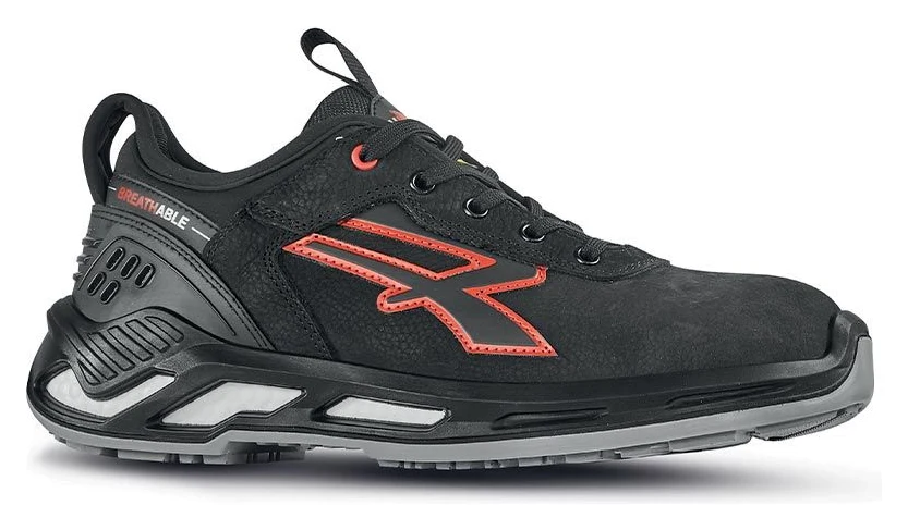 TUCKER s ESD - Black / Red - Devant
