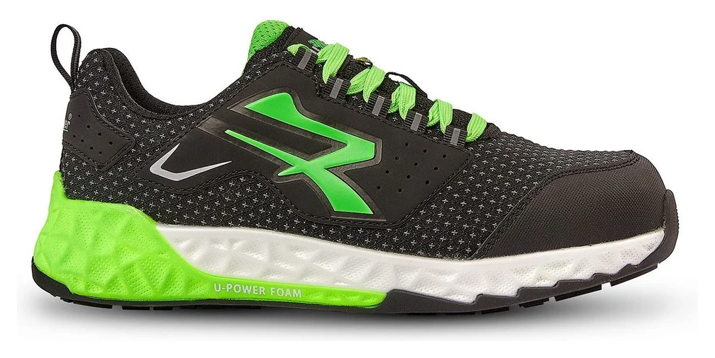 VISERYS ESD - Black / Verde Fluo - Devant
