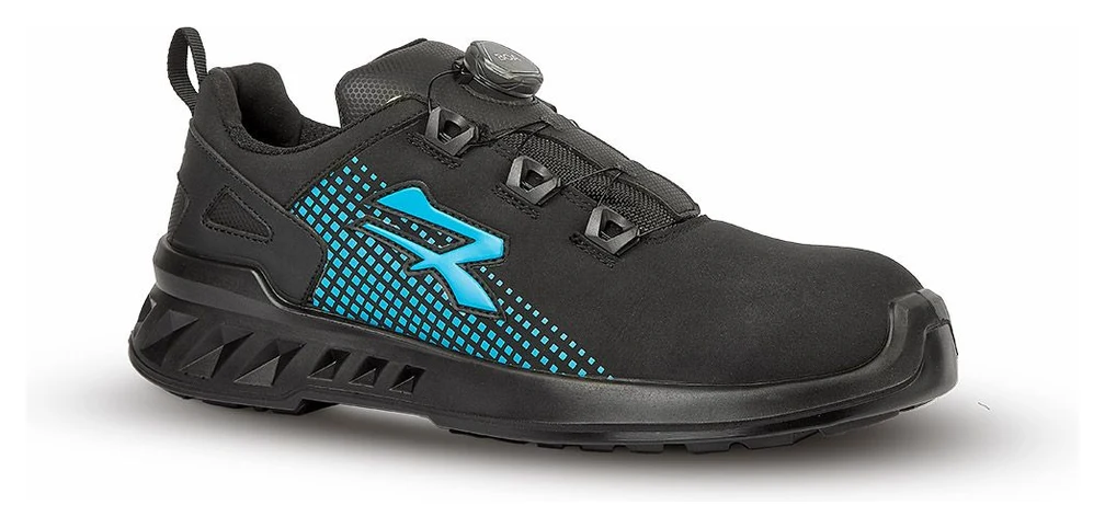 FLUX ESD - Black / Blue Fluo - Devant