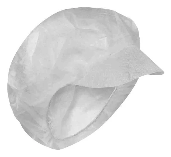 PP-U-06 HEAD COVER WITH DUCK TONGUE - BLANC - Devant