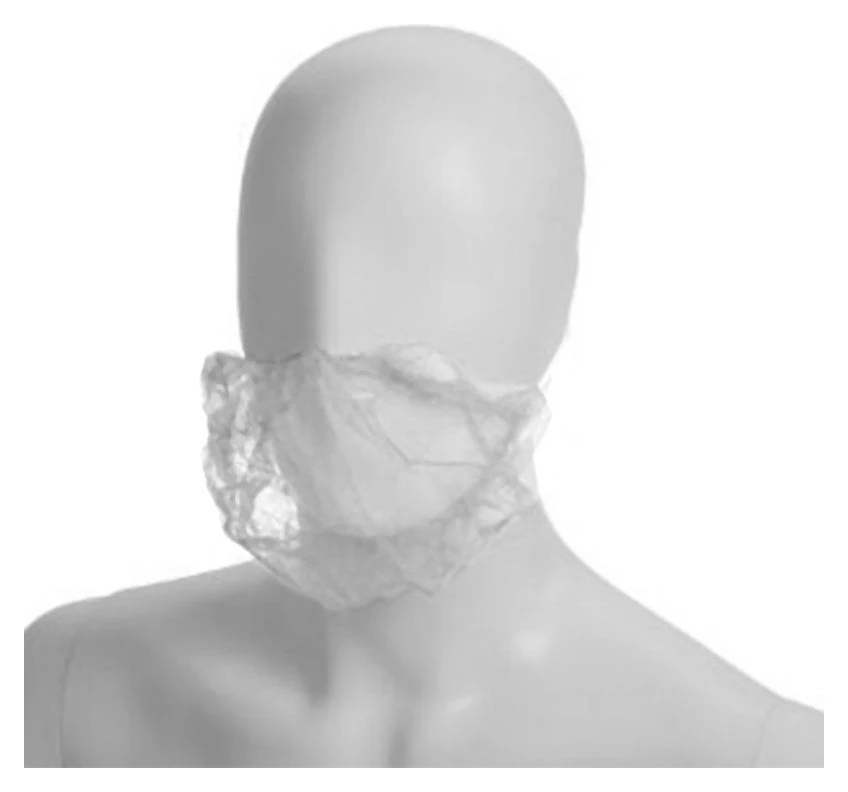 PP-U-07 BEARD COVER - BLANC - Devant