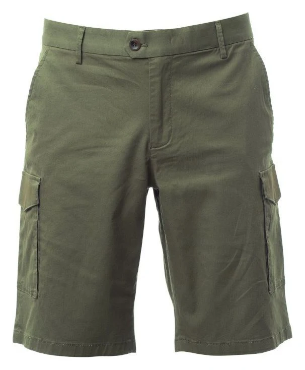 MAJOR SHORTS - VERT MILITAIRE - Devant