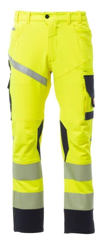 NEXT 4W HI-VI - JAUNE FLUO/BLEU MARINE - Devant