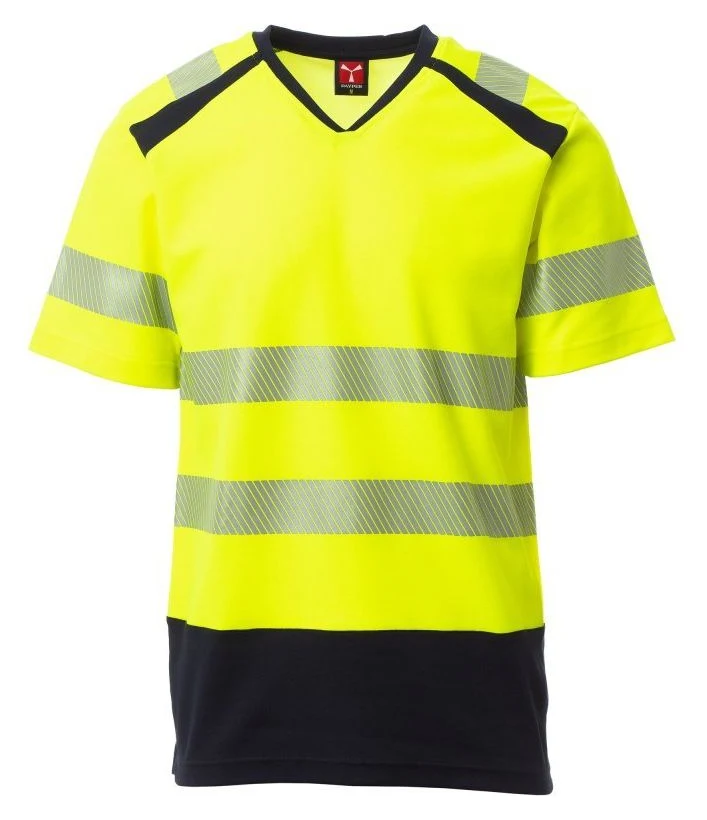 WAY - JAUNE FLUO/BLEU MARINE - Devant