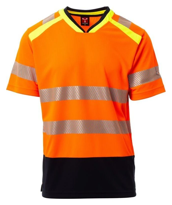 ORANGE FLUO/BLEU MARINE