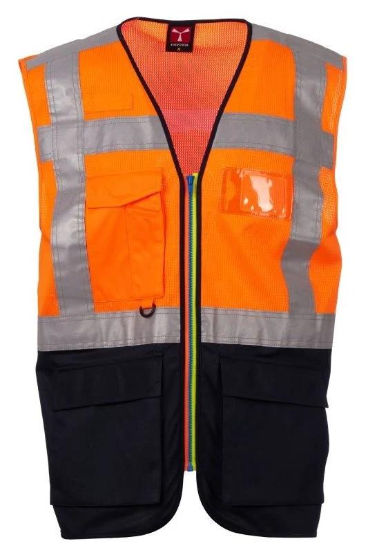ORANGE FLUO/BLEU MARINE