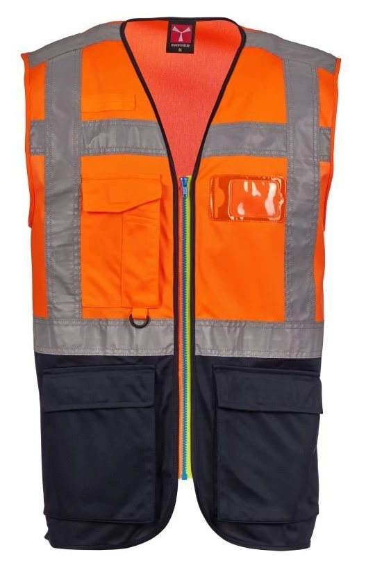 ORANGE FLUO/BLEU MARINE