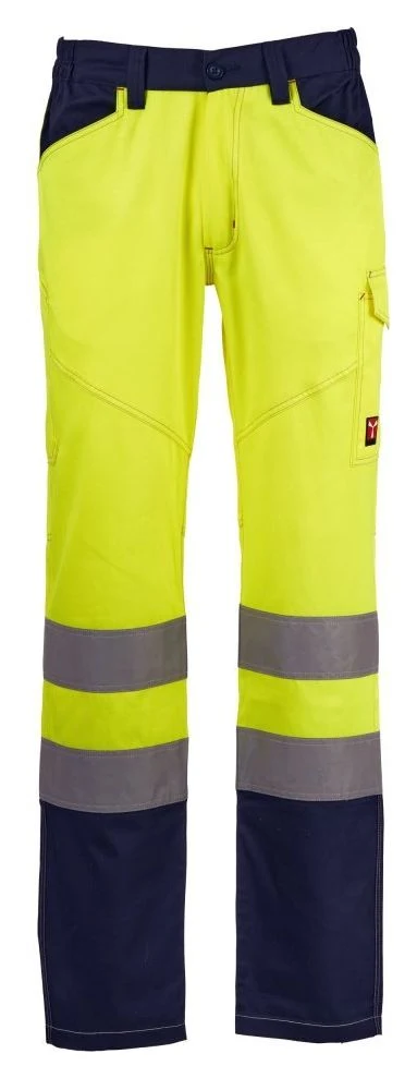 CHARTER SUMMER - JAUNE FLUO/BLEU MARINE - Devant
