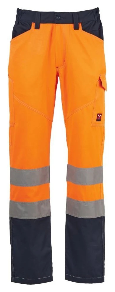 ORANGE FLUO/BLEU MARINE
