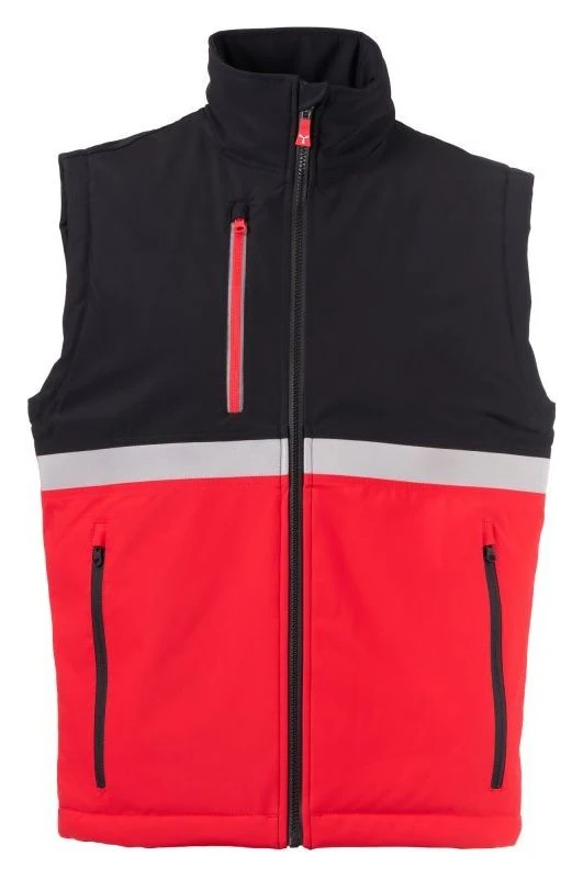 WISE VEST LITE PAD - ROUGE/NOIR - Devant