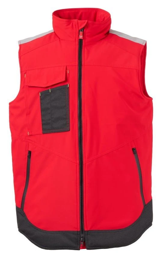 WONDER VEST LITE PAD - ROUGE/NOIR - Devant