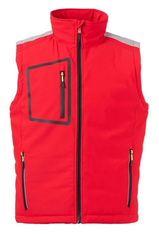 STREAM VEST LITE PAD - ROUGE/NOIR - Devant