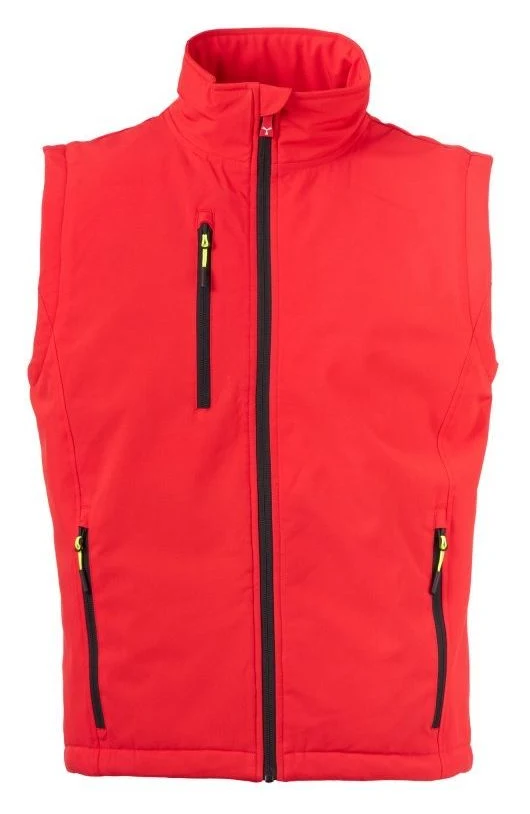 GALE VEST ULTRALITE PAD 140 - ROUGE/NOIR - Devant